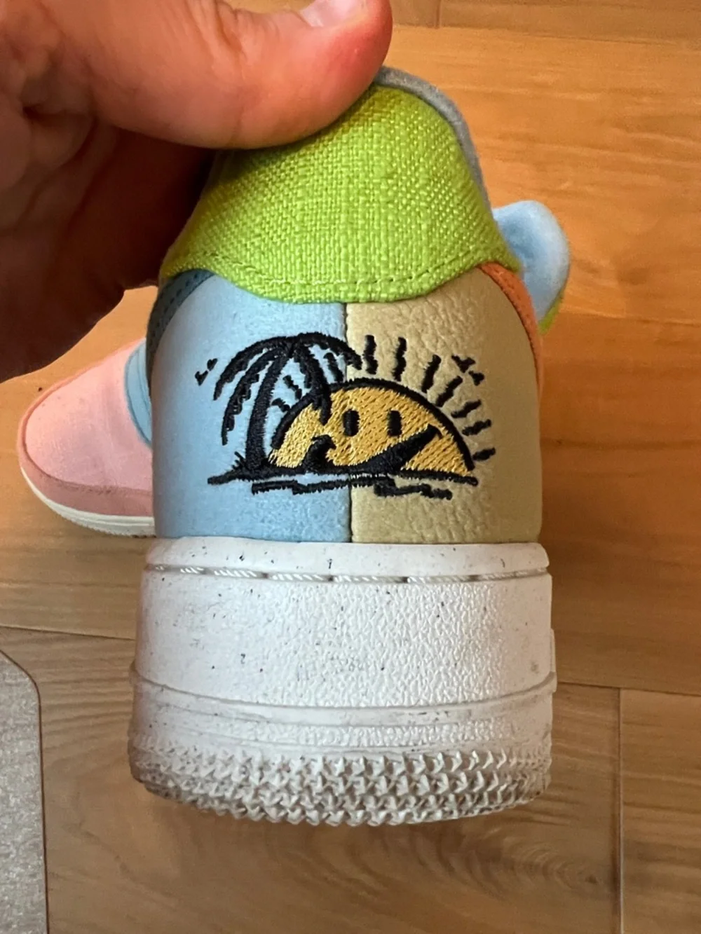 Nike Sun Club Women's Multicolor Pastel Low-Top Sneakers - Picture 4 of 6